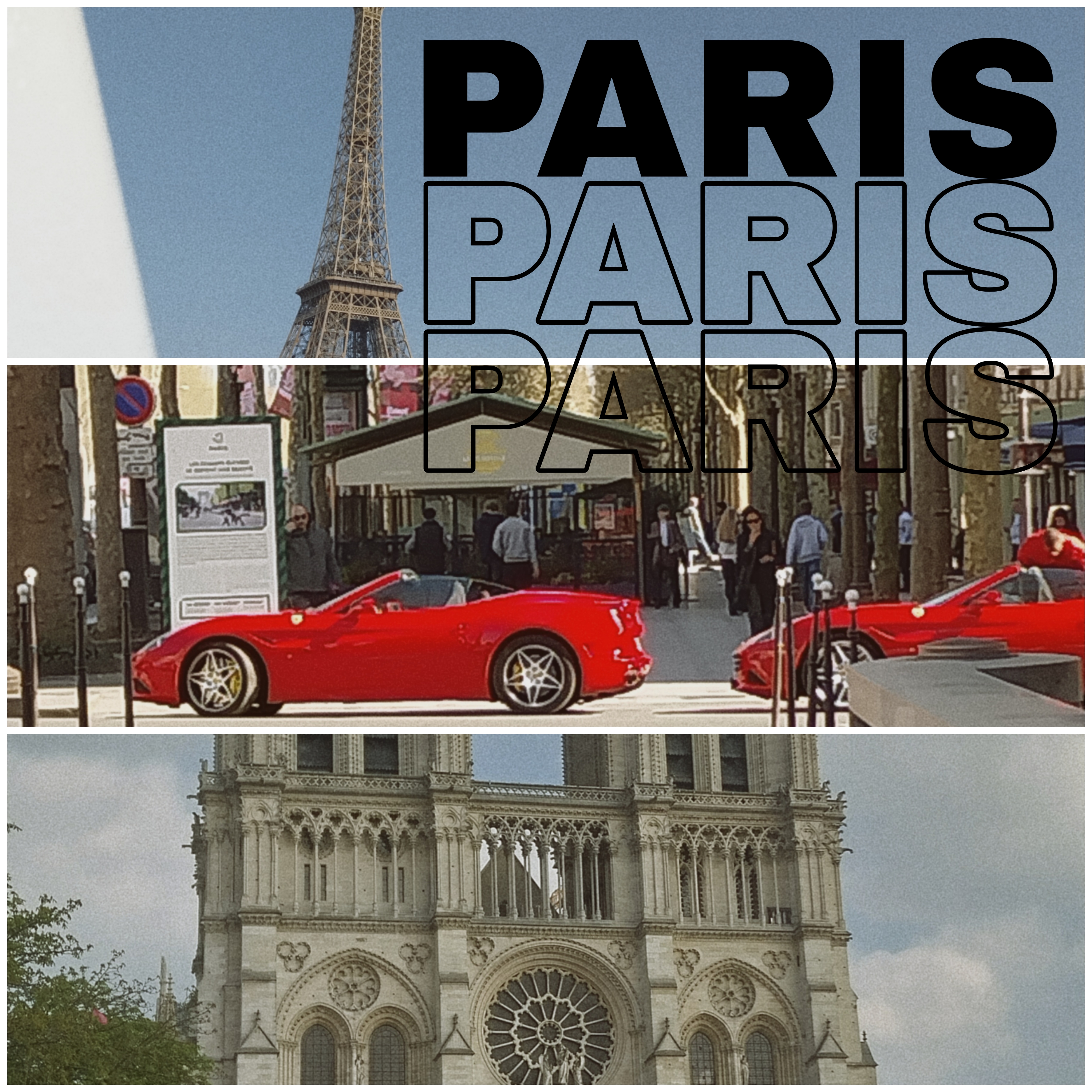 The Eiffel tower, Ferraris and the Notre Dame